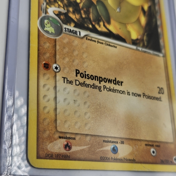 Pokémon TCG Bayleef (Delta Species) EX Dragon Frontiers 26/101 Regular Uncommon - Picture 2 of 8